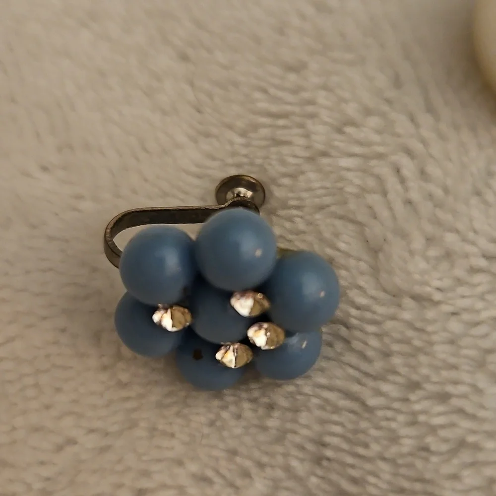Vintage Lot of Faux Pearl Clip-on Earrings